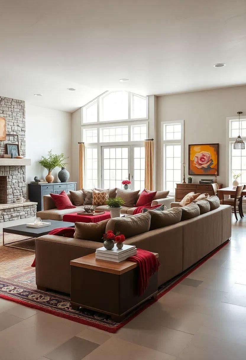 The Heart of the Home: Crafting the ⁣Perfect ‌Layout Around a Large Sectional Sofa