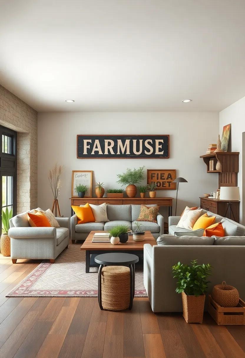 Charming Farmhouse Aesthetics That​ Embrace Vintage Signage Elements