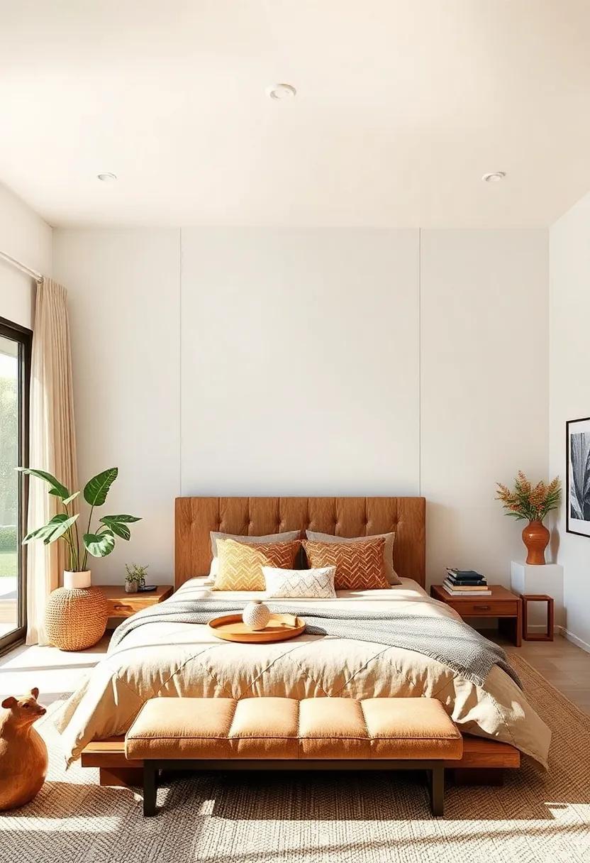 Nature-Inspired: Integrate elements ​of nature through earthy ⁢color⁣ palettes ⁤and organic shapes, ⁢fostering a‌ calming, grounding bedroom ⁢atmosphere