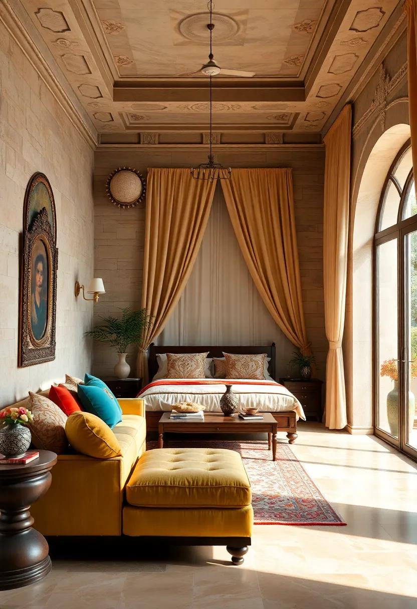 Draped Doorways: Enveloping Your Space with Soft Elegance