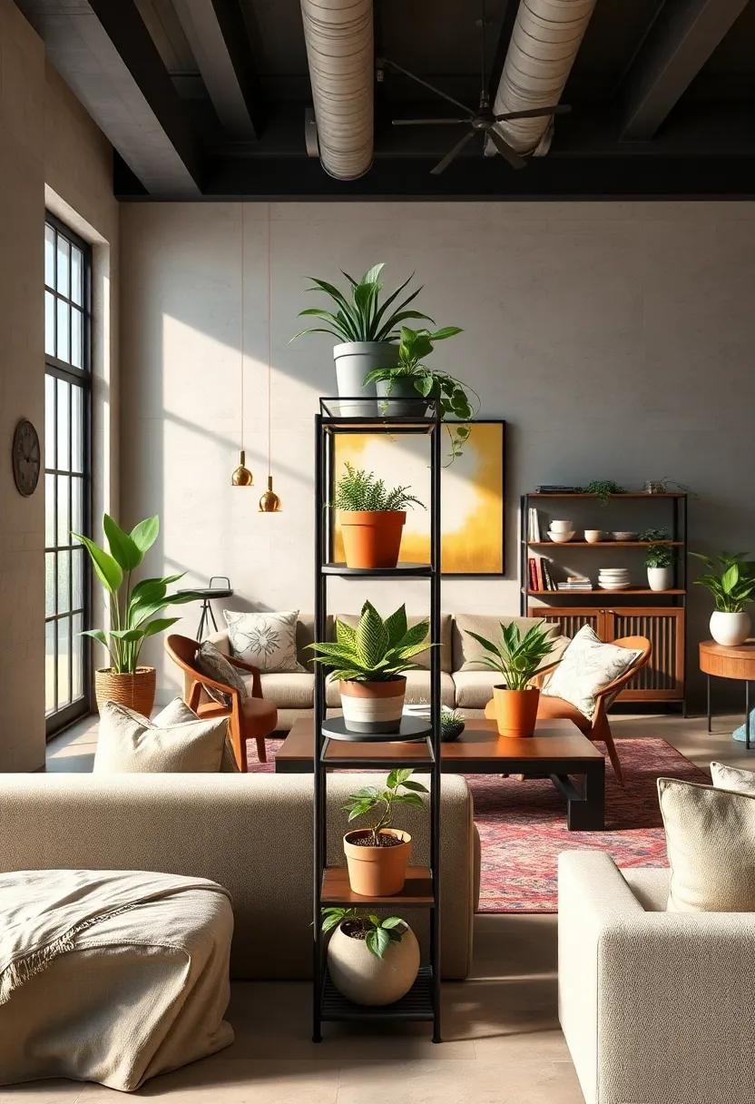 Metal Plant ⁣Stand: Showcase​ your love for greenery with a multi-tiered metal plant stand,providing an industrial edge while ‍beautifully ‍displaying your favorite plants