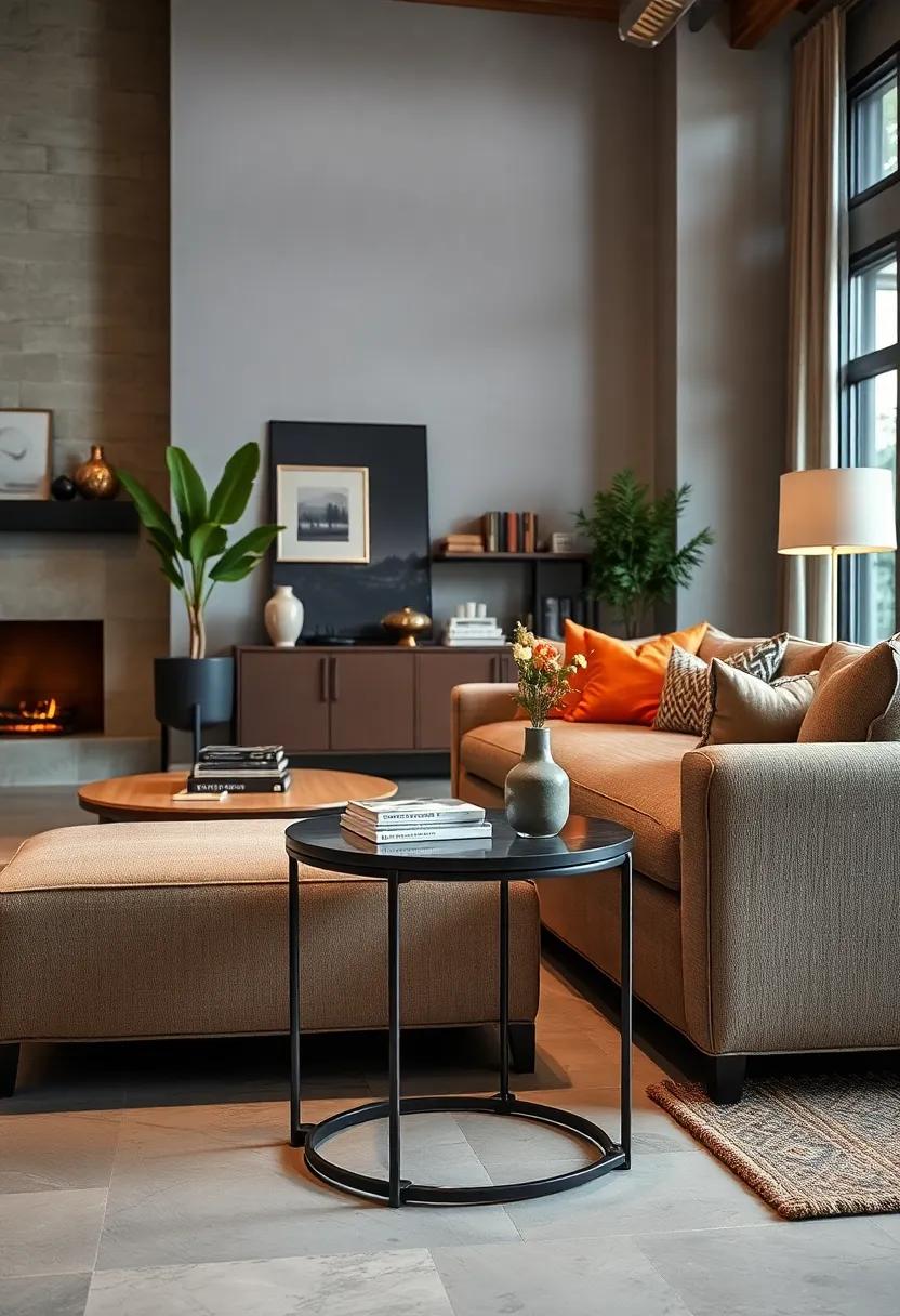 Welded Steel⁤ Side Table: ⁤This handcrafted side‌ table⁤ made from welded​ steel brings an artistic flair to your space, perfect beside your couch or as ⁢an​ accent piece throughout your home