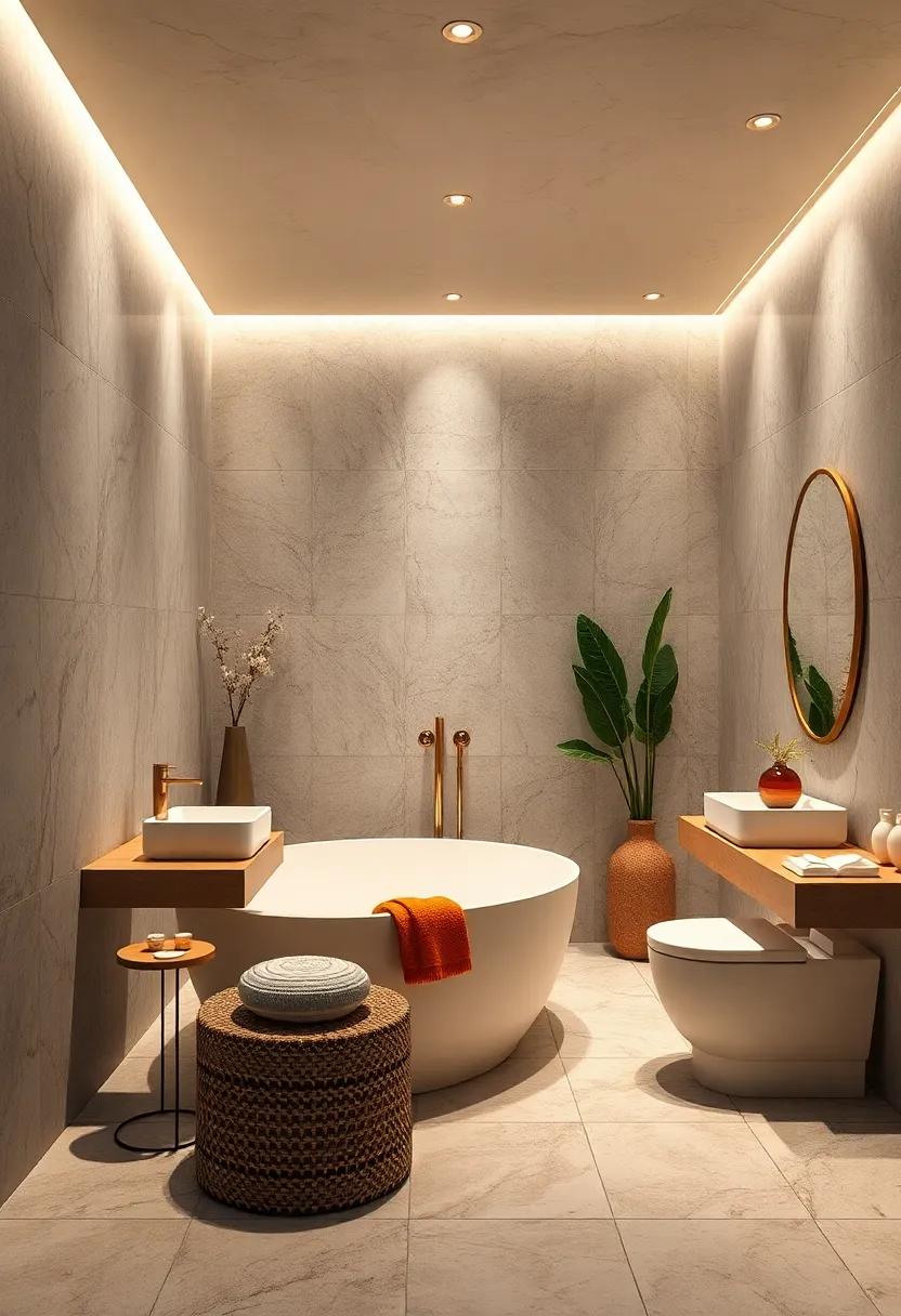 implement soft, dimmable lighting for a tranquil ambiance that transforms your⁤ bathroom into a soothing retreat