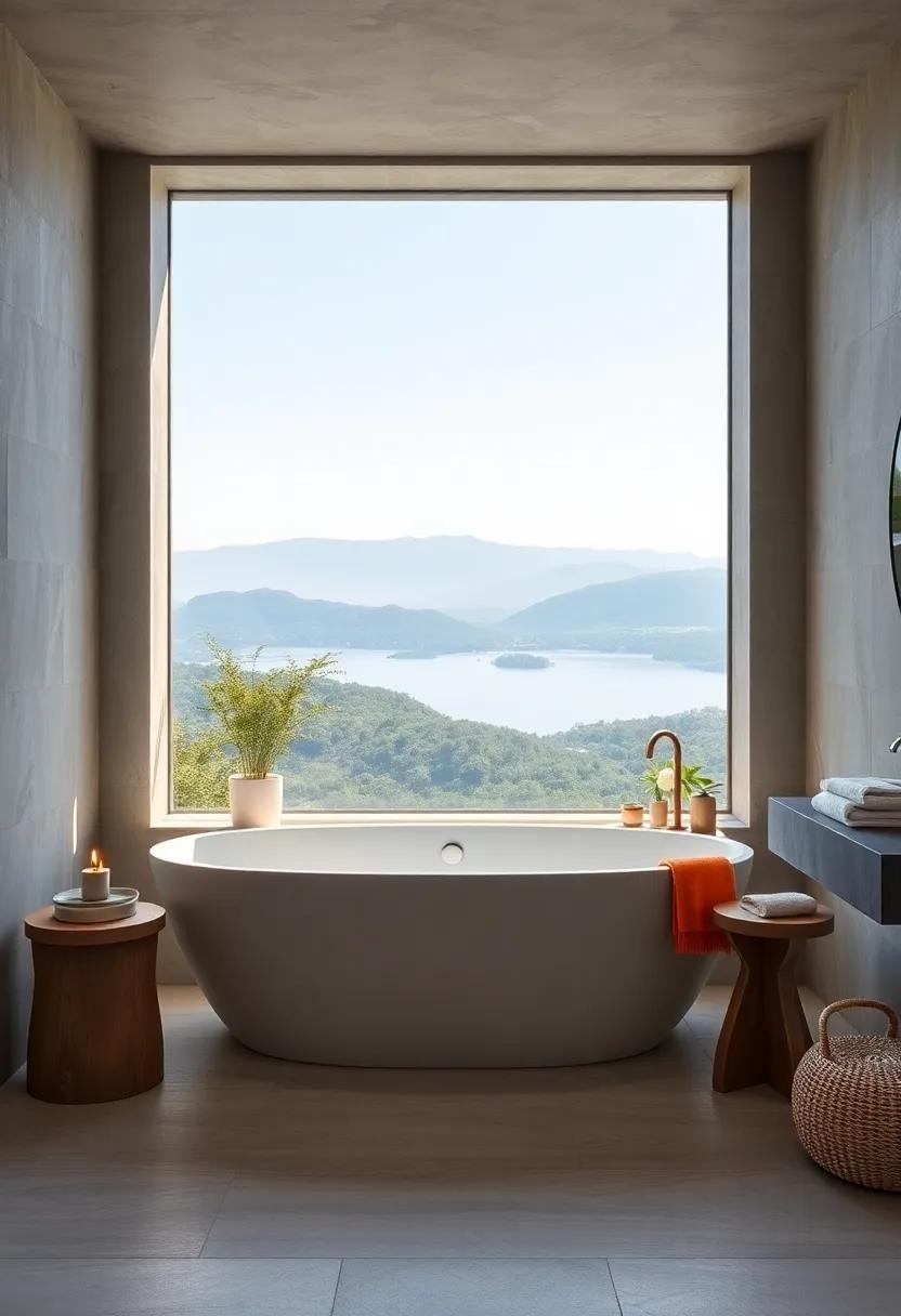 Install a soaking​ tub with‌ a view to create a serene connection with nature while you unwind