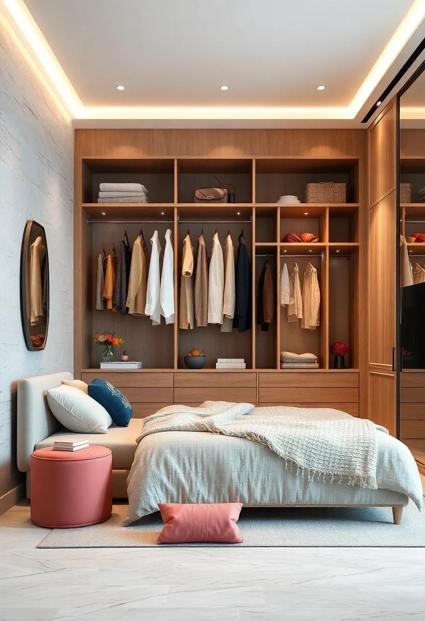Capsule⁣ Wardrobe Concept: Embrace the minimalist lifestyle with ⁣a curated wardrobe designed ⁤for‌ efficiency, featuring ​cleverly ‍organized sections for essential pieces only