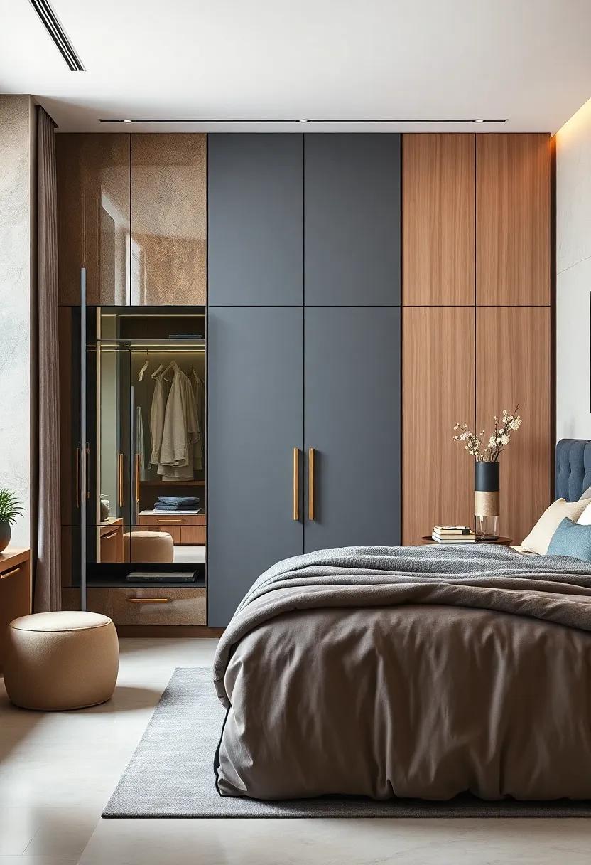 Classy Two-Tone: Create visual interest with a two-tone⁣ wardrobe⁢ design ​that combines‌ contrasting colors ⁤or ⁤finishes, giving your⁣ space a fresh and sophisticated ‍twist