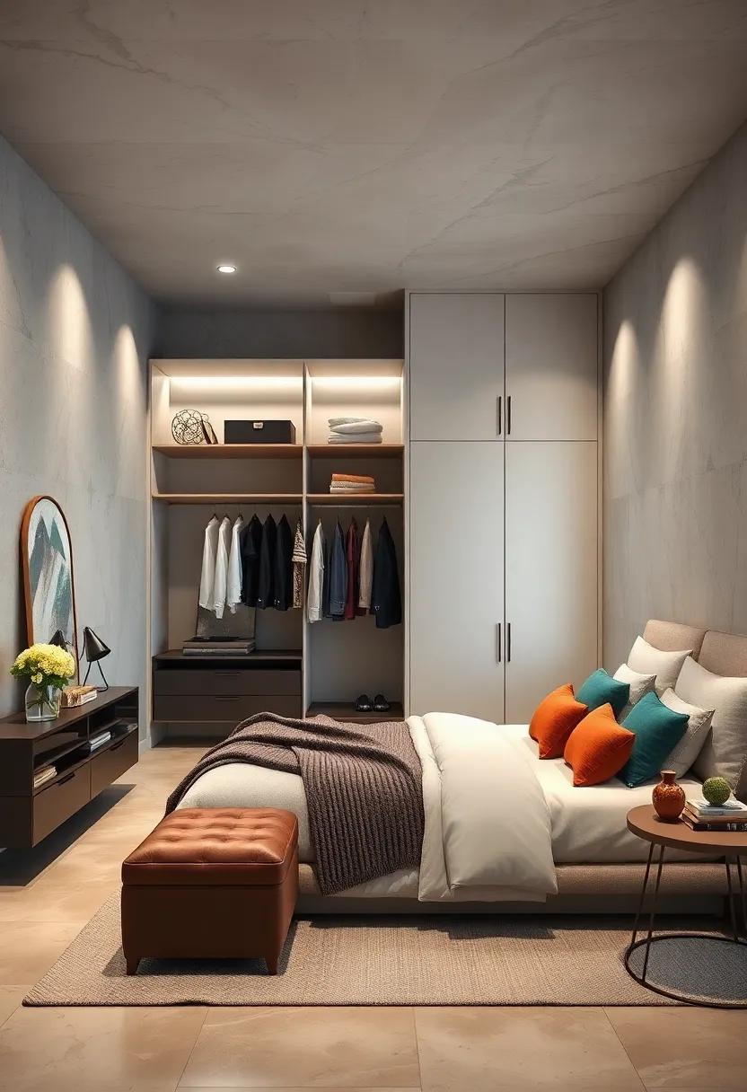 Modern Open Concept: Create a ‍seamless flow in ⁣your bedroom‍ with an open wardrobe design that encourages easy ⁣access ​to your ​clothing ‍while maintaining ‍a stylish, ⁢airy atmosphere