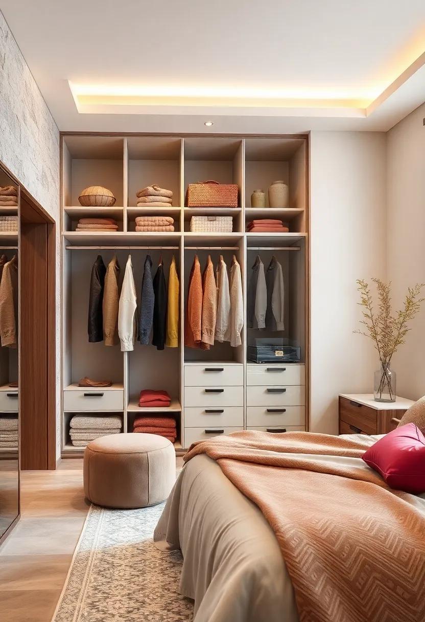 Scandinavian Design:⁣ Achieve a serene and cohesive look⁢ with ‍a wardrobe that emphasizes light⁣ tones, ⁢natural materials, and functional‍ storage solutions characteristic of Scandinavian style