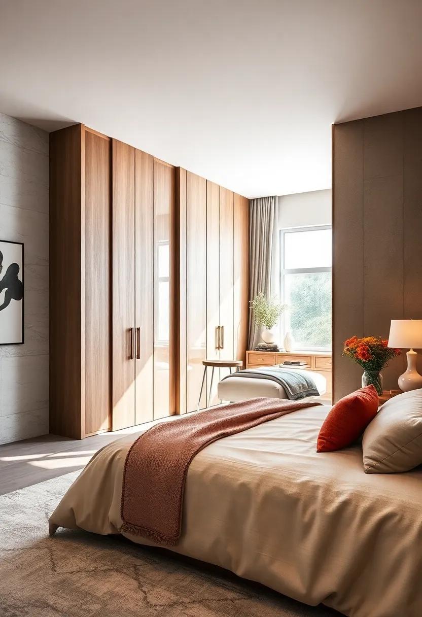 Sliding Door Sophistication: Maximize⁤ floor space with‍ elegant sliding doors that not only‍ save room but‍ also provide a sleek and modern aesthetic to⁢ your traditional wardrobe