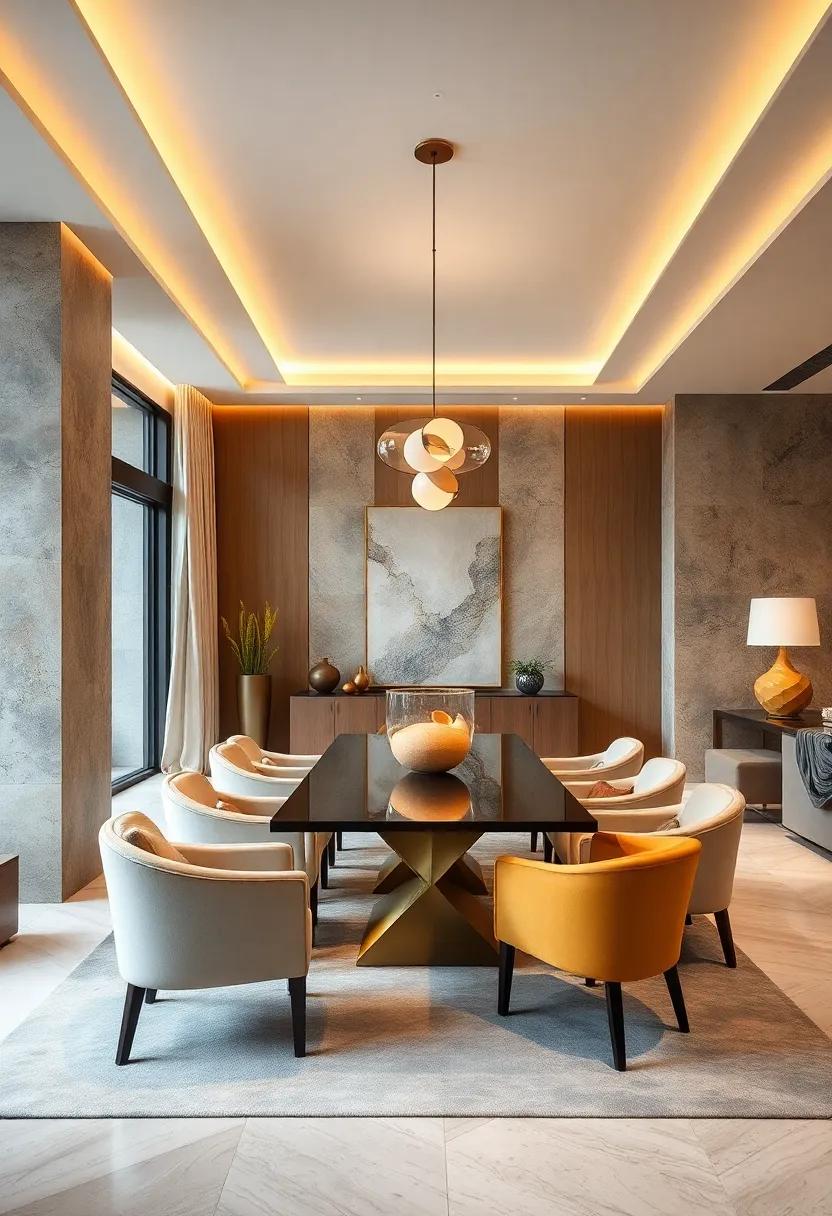 Create Office-Optic Art: Consider sculptural pieces or ⁢decorative objects that bring personality and conversation starters to ‌your dining space