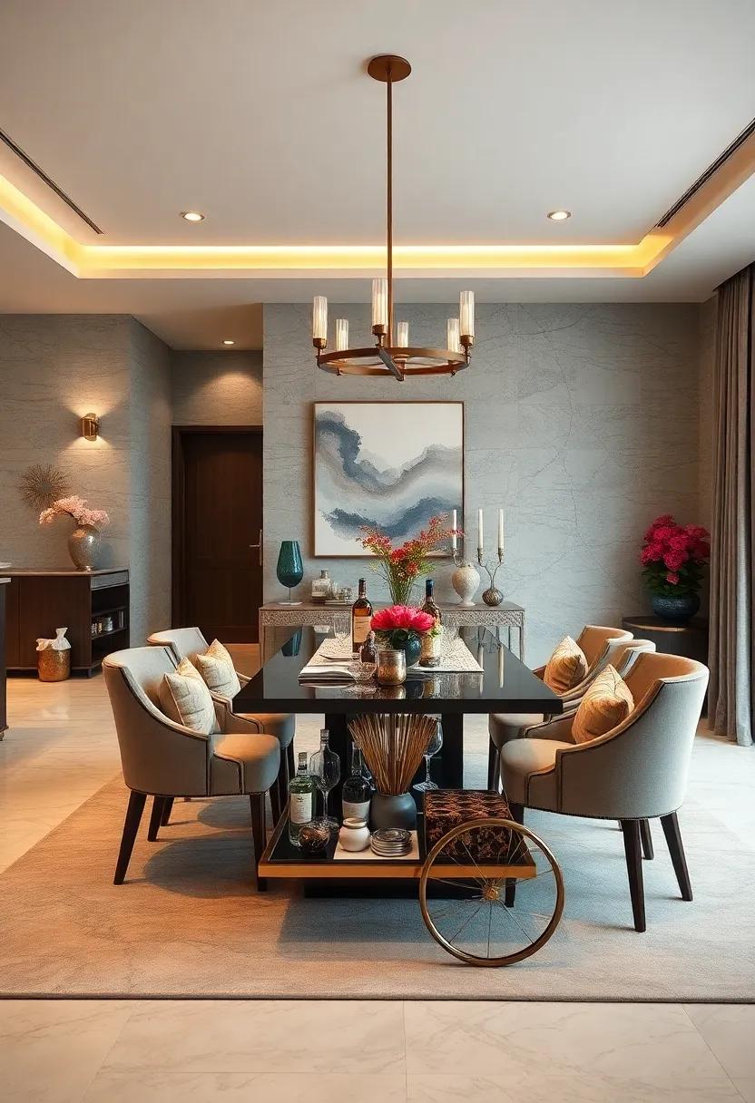 Layer with Area rugs: Anchor your dining area with a plush area rug‍ that complements your design while adding comfort ⁤underfoot