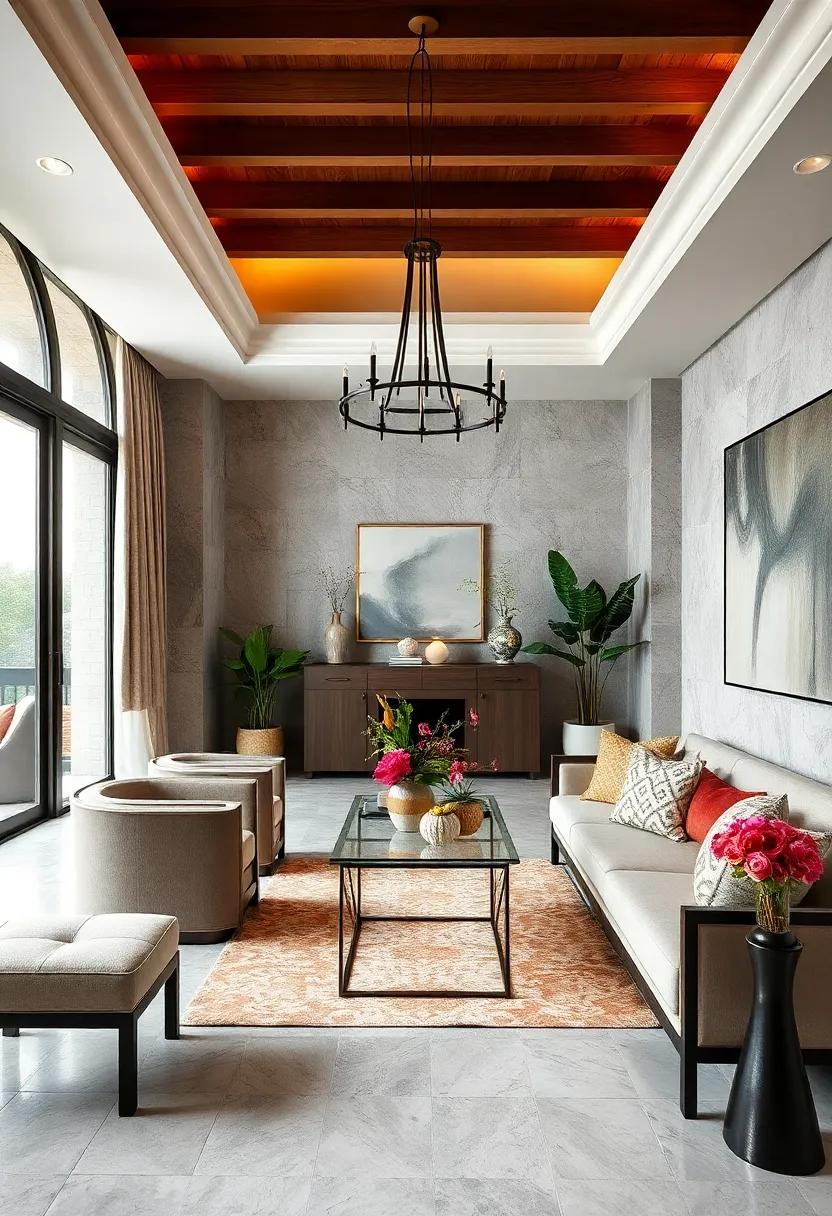 Embrace Nature ⁢with Indoor botanicals: Add living plants or floral arrangements for a fresh, vibrant feel that ⁢softens the luxury of hard materials