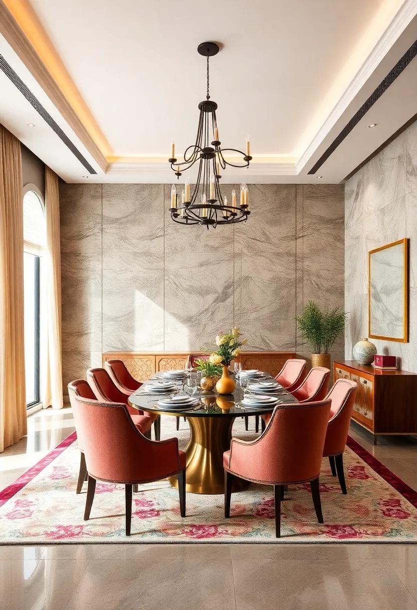 Introduce Glamorous Textiles: Incorporate rich fabrics like velvet, silk, and brocade in your upholstery, curtains, and table⁢ linens for added‍ luxury