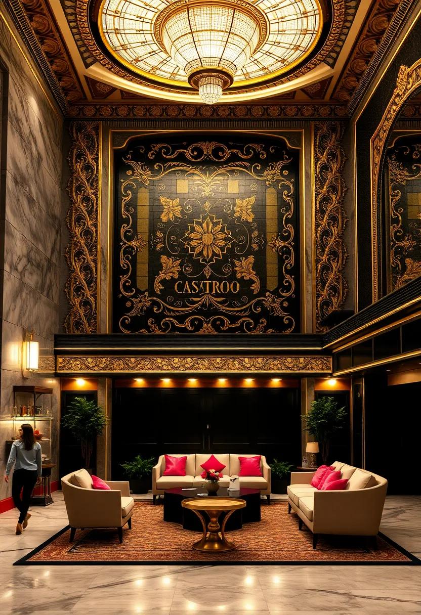 The Castro Theatre, San Francisco - Indulge in the stunning mosaics ⁢and vibrant gold elements that make this theater a quintessential Art Deco landmark ⁣in the heart of the‍ city