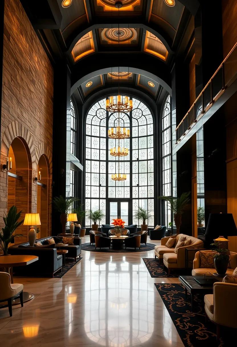 The Ritz Paris, Paris - Discover a world where every⁤ corner ​is⁣ adorned in luxurious black and gold, ​perfectly embodying the Art Deco elegance of this historic hotel