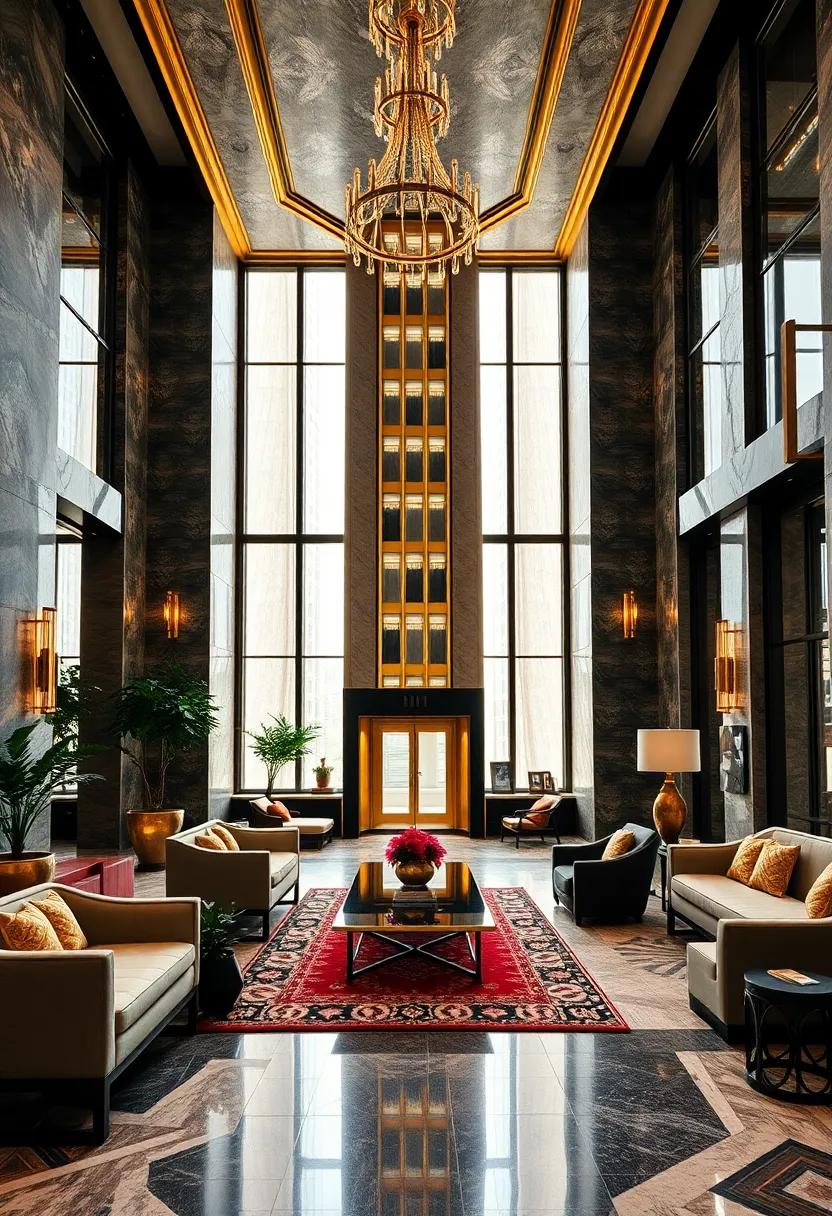 The Chrysler Building,New York - Featuring stunning geometric patterns and elegant gold embellishments,this iconic skyscraper showcases a perfect blend of grace and glam