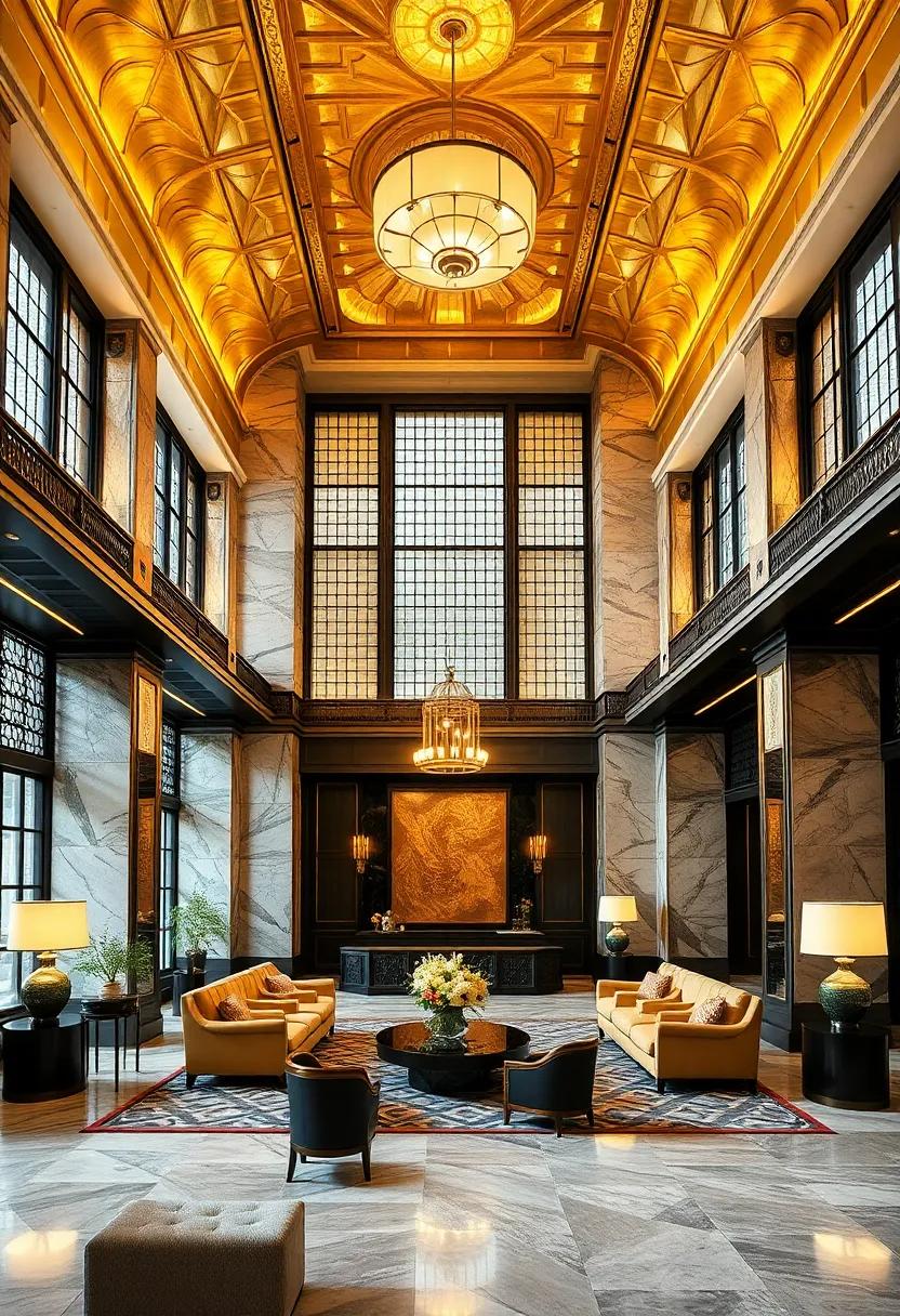 The Chicago Board of trade ‌Building,⁤ Chicago - Elegant gold-leaf ceilings and dark interior details reflect the wealth and prosperity of the financial district