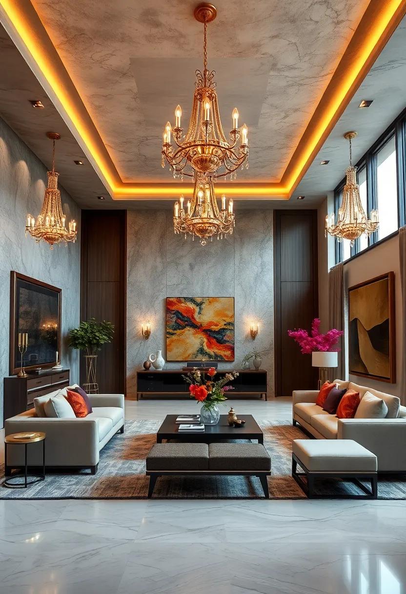 The Beauty of Layered ‍Lighting Creating Ambiance in Lavish ⁣spaces