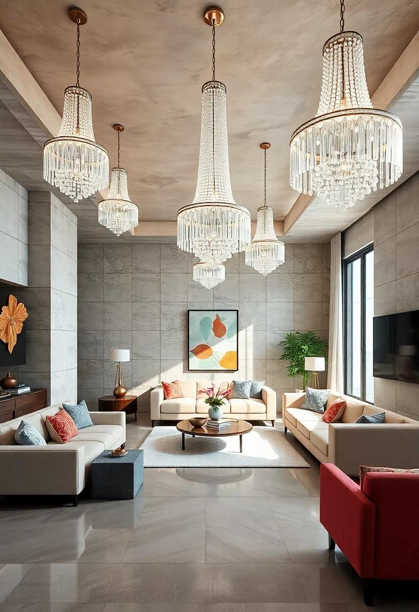 Radiant ​Reflections Showcasing the Magic ⁢of Crystal Chandeliers
