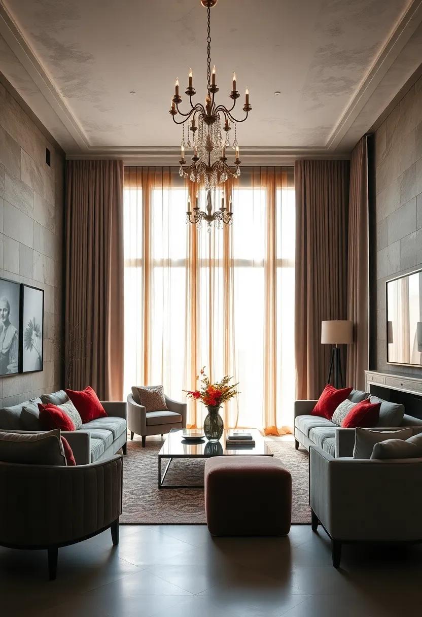 Sophisticated Curtains Framing Windows to Enhance Natural ‍Light