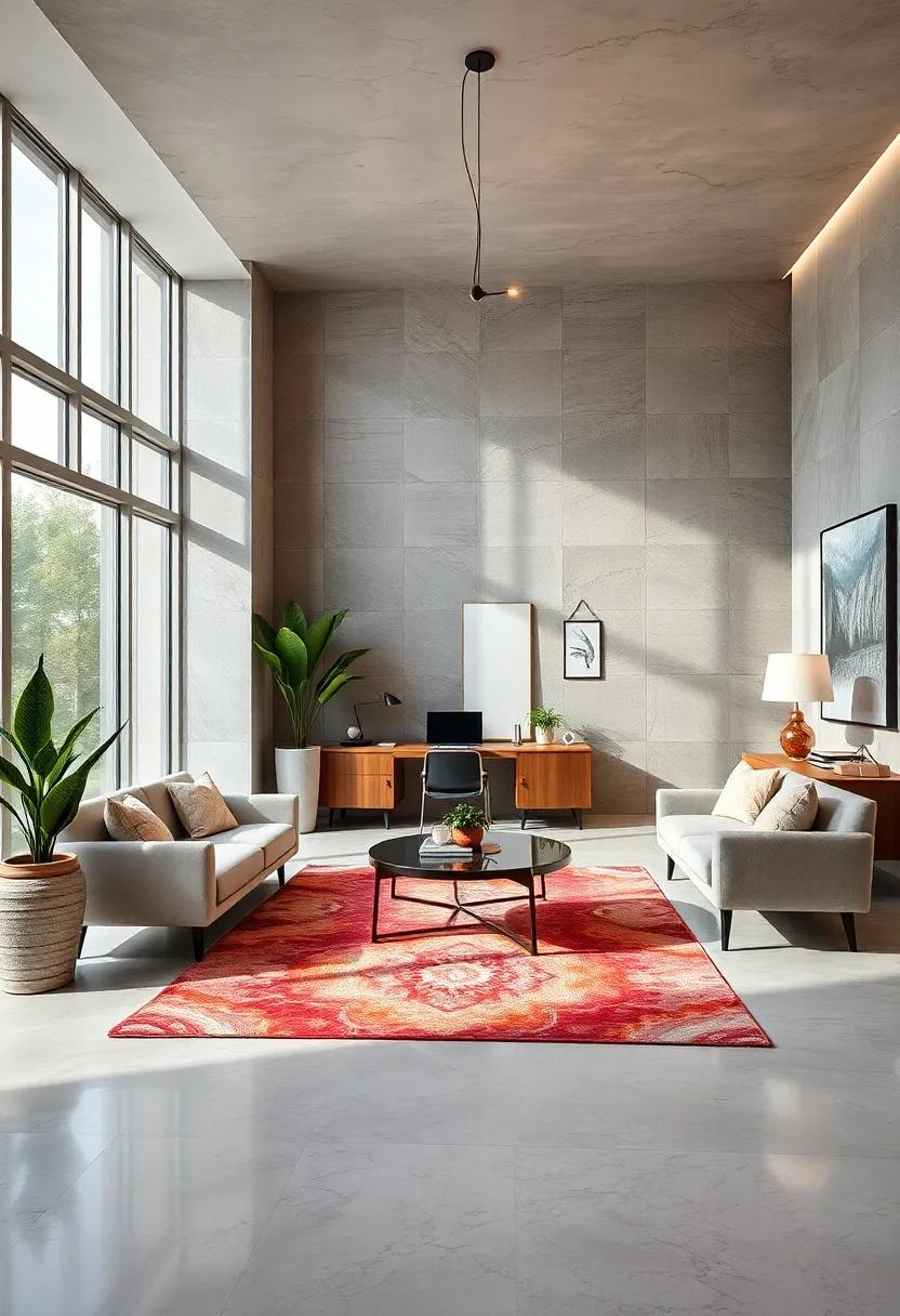 Elegant Carpets ⁤and​ Rugs that Add warmth ​and Texture to Your Office