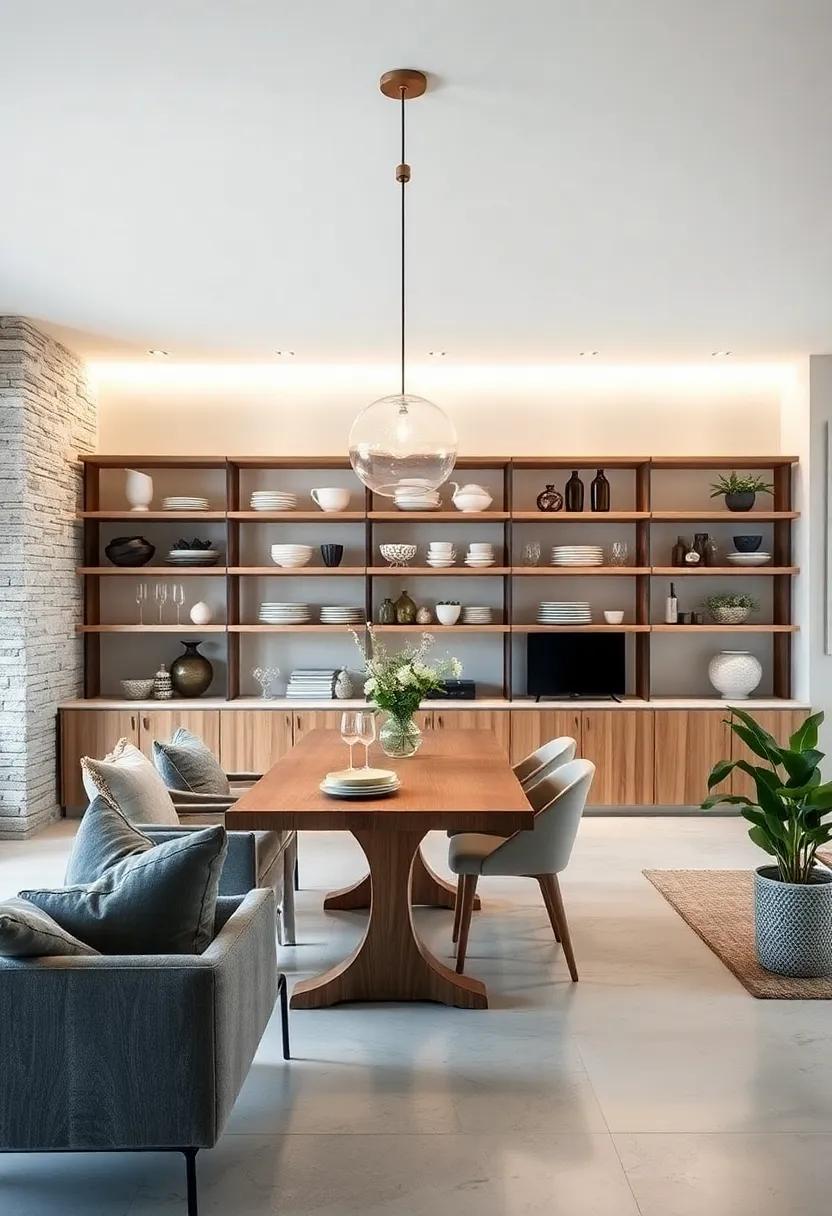 Open Shelving Display: Create⁢ a stylish open ⁢shelving unit to‍ showcase beautiful dishware and ​glassware, blending ‍functionality ‍with elegance for a curated look