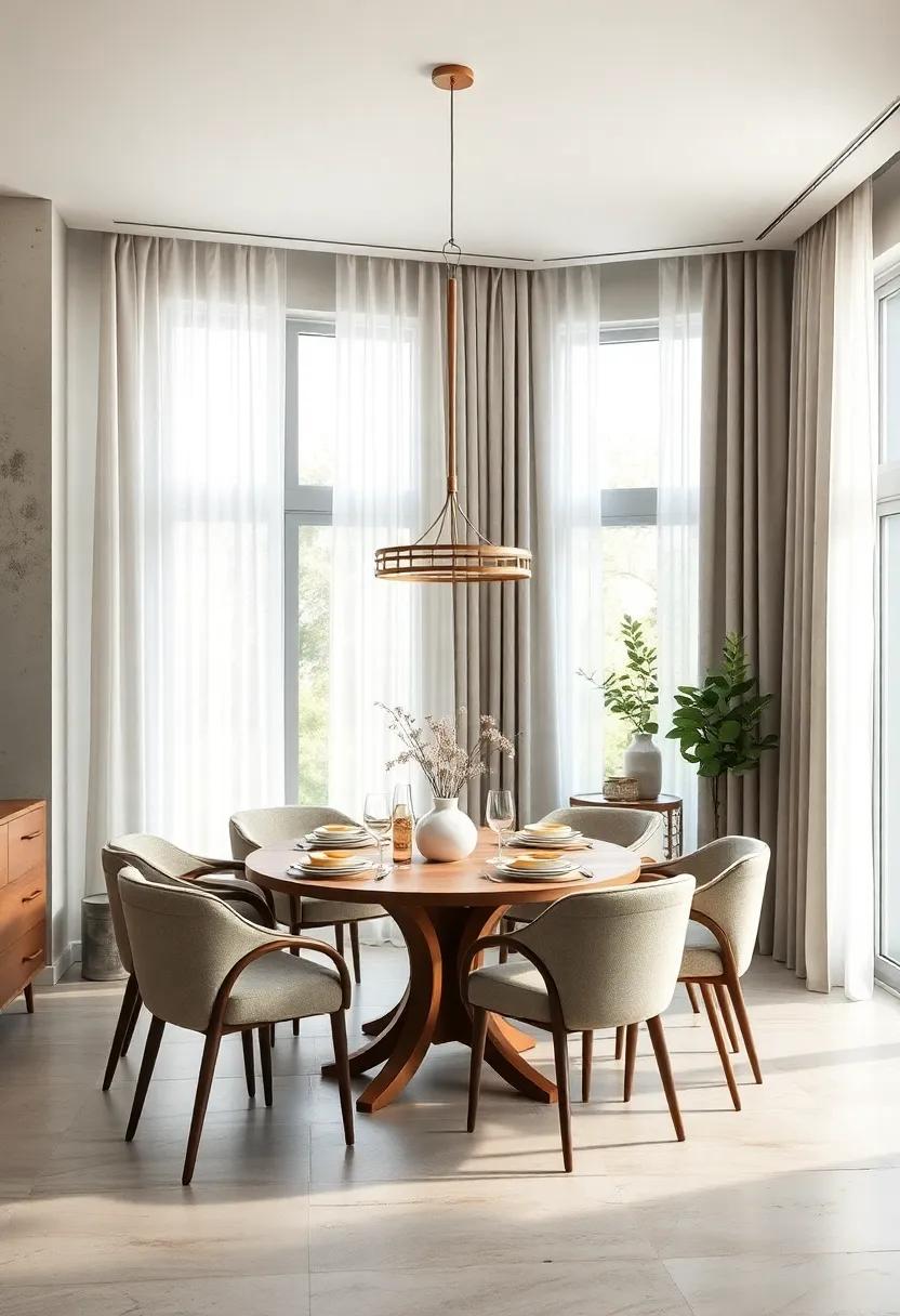 Neutral‌ drapery: ‌Hang ​sheer‌ or light-filtering drapes in neutral shades⁢ to frame windows beautifully, softening⁢ the light and adding an air of sophistication