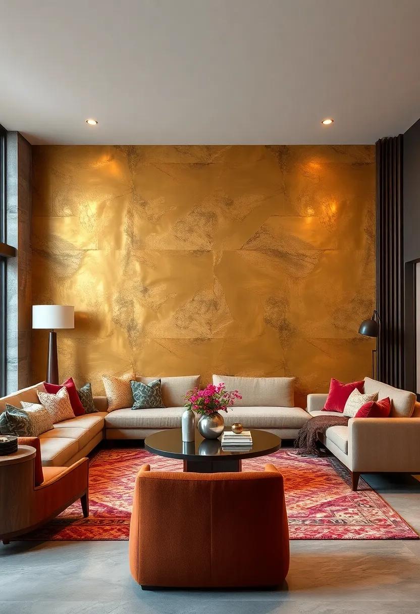 Use Metallic Paint for⁤ a‌ Striking ‌Accent Wall