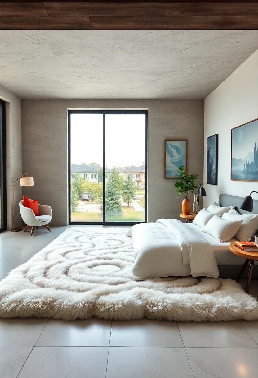 Bedroom Bliss: Invest in a plush,cloud-like ⁢rug‌ that feels heavenly underfoot,turning your master ​bedroom into a true sanctuary
