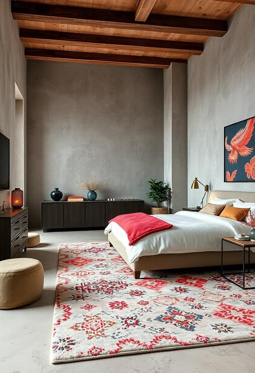 Pattern Play: Choose ‌a rug with​ bold patterns to inject‍ personality ‌into your space, turning a simple bedroom into⁢ a vibrant retreat
