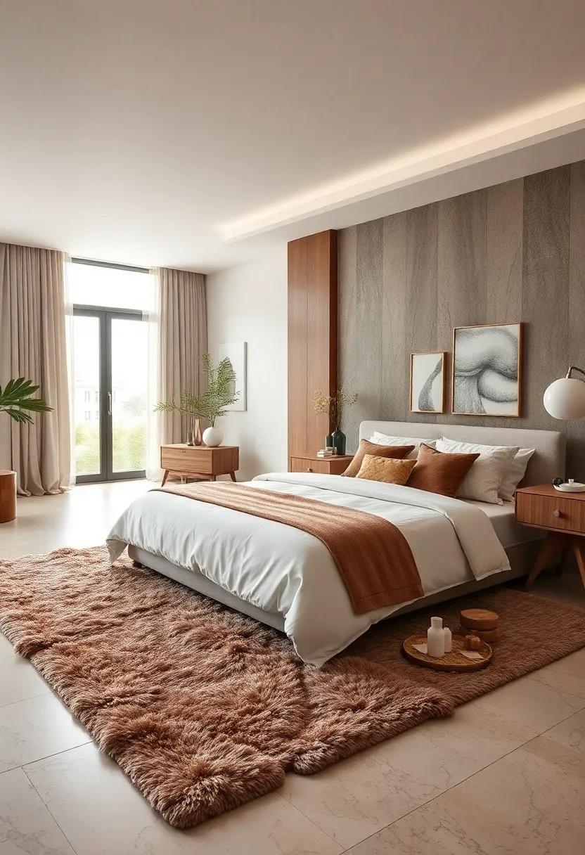 Seamless Transitions: Use ⁢plush ‍rugs to⁢ create ⁢smooth transitions between different spaces in your⁣ master‌ suite,‍ maintaining a cohesive ⁣design flow