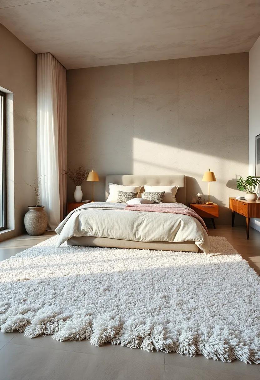 Seasonal Switch: Change your rugs seasonally to⁤ refresh‌ your‍ bedroom’s look with different colors,​ textures, and patterns that reflect the current mood