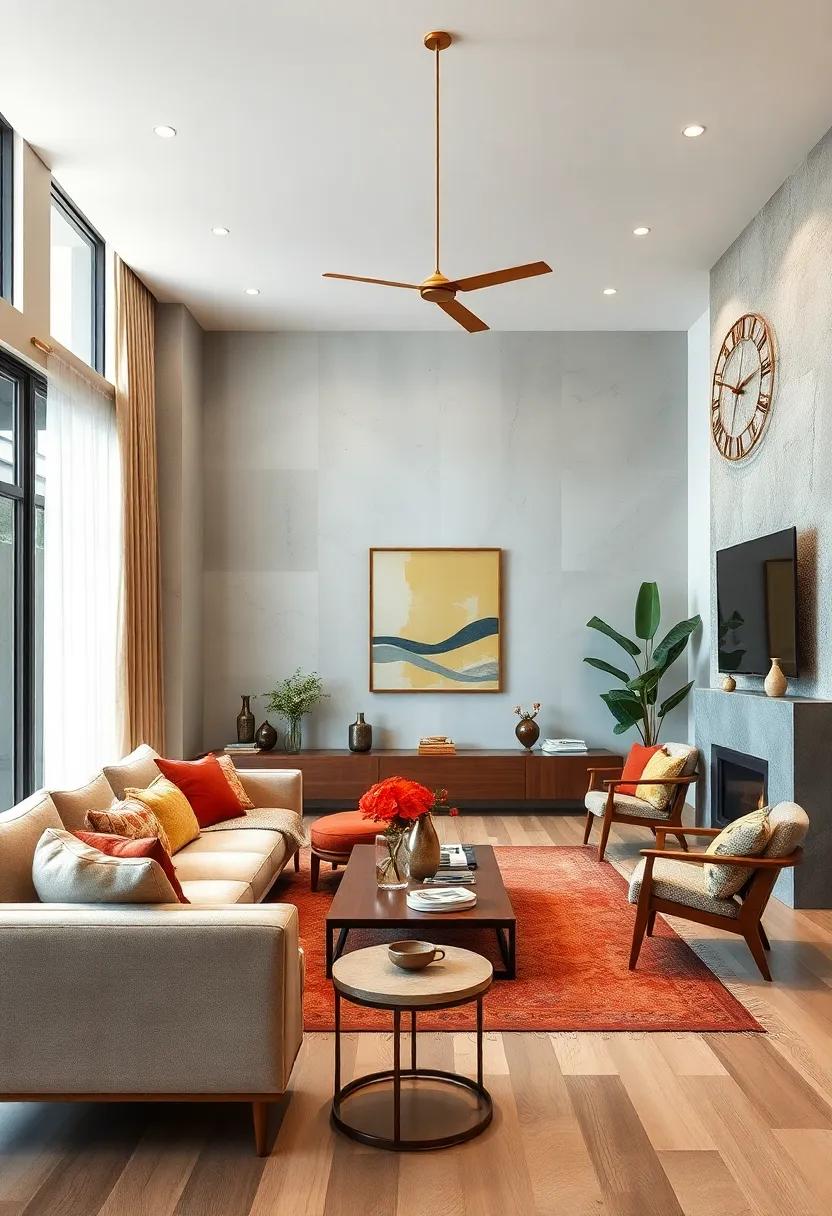 Brass‌ Accents:​ Add a touch of luxury‍ with decorative brass elements that harmonize ⁤with the warmth of wood and rich colors
