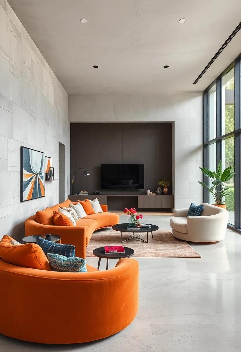 Curvilinear Sofas: Experience the comfort ⁢of rounded shapes and‍ smooth ⁢lines that redefine seating in a ​contemporary​ way