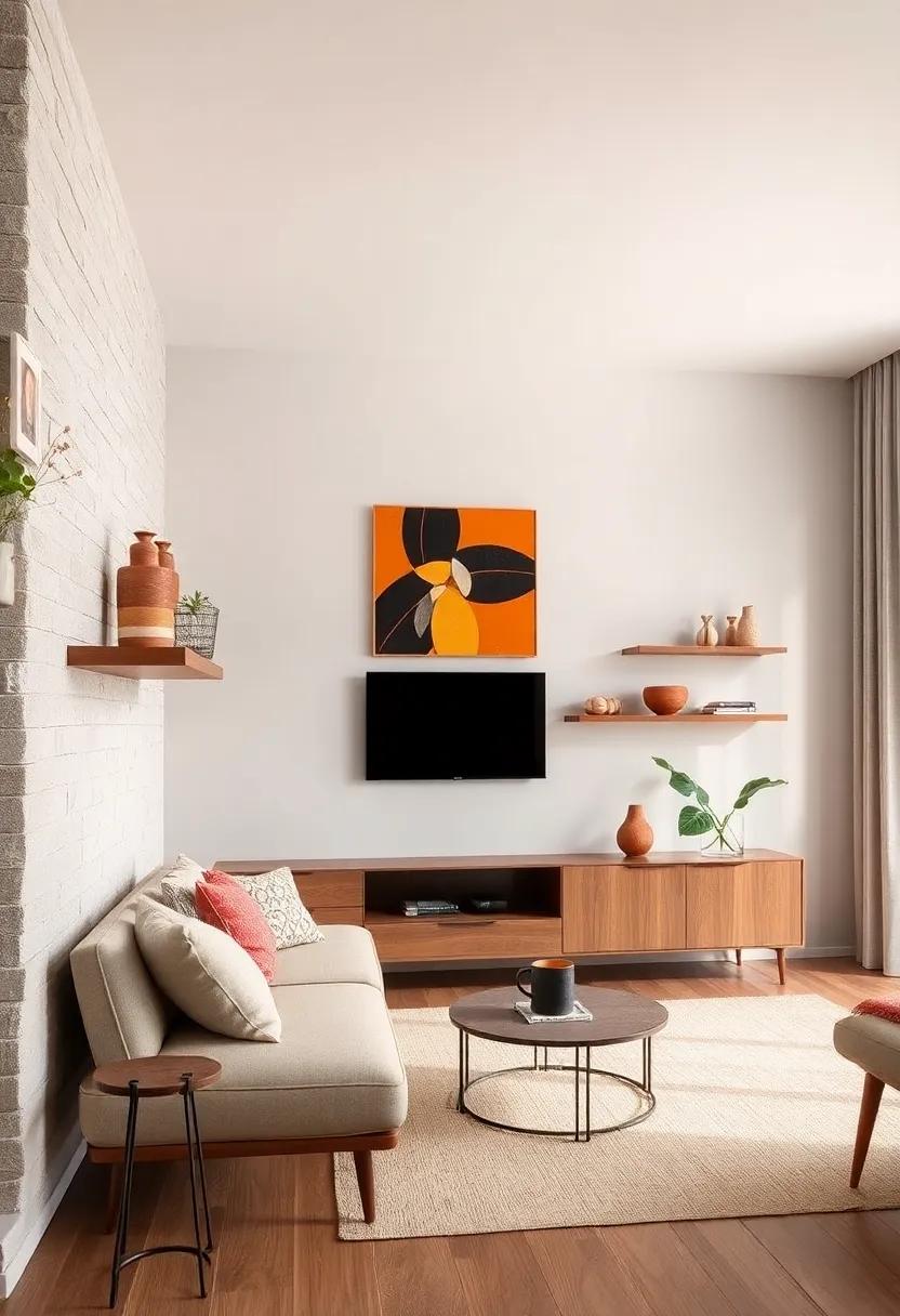 Floating ‍Shelves: Maximize space and style with sleek, wall-mounted storage solutions that embody the simplicity of‌ mid-century design