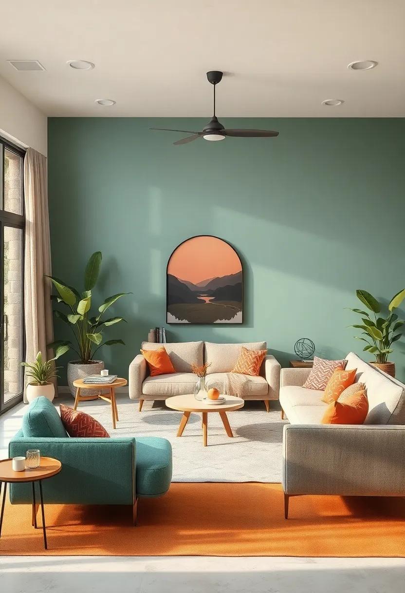 Retro Color Palettes: Delve into soft pastels ⁢and earthy ‍tones⁢ that bring warmth and character to ⁣modern interiors, reminiscent of⁤ a bygone era