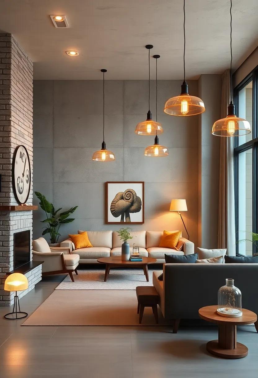 Vintage-inspired Lighting ⁣Fixtures: Explore pendant lights and floor lamps with clean lines and warm ​tones that illuminate your home with a⁤ retro vibe