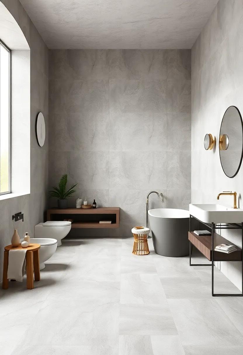 Penny Round⁣ Tiles: ⁣Use small, round tiles ​to bring a playful and‌ retro vibe to your flooring while offering texture underfoot