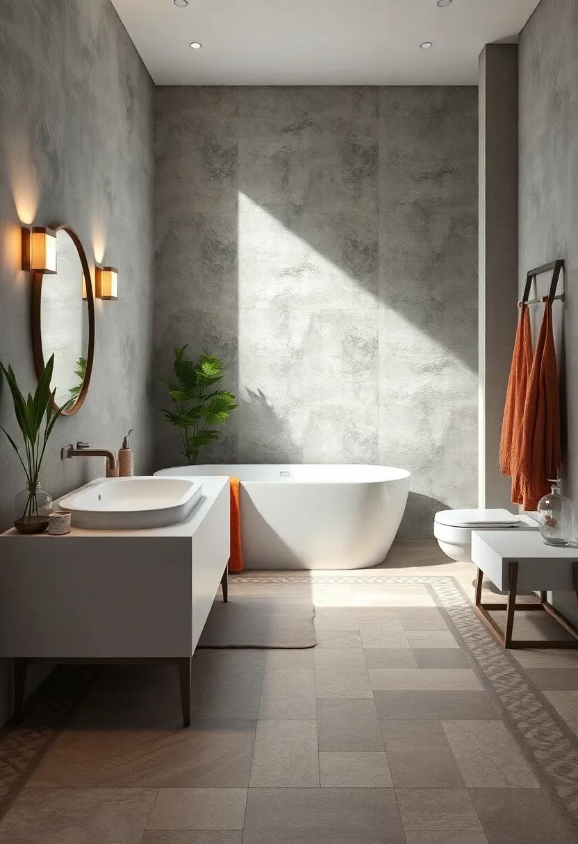decorative Borders: Frame your bathroom‍ floor with decorative border ⁤tiles ‍to create ‌a refined look that highlights your space