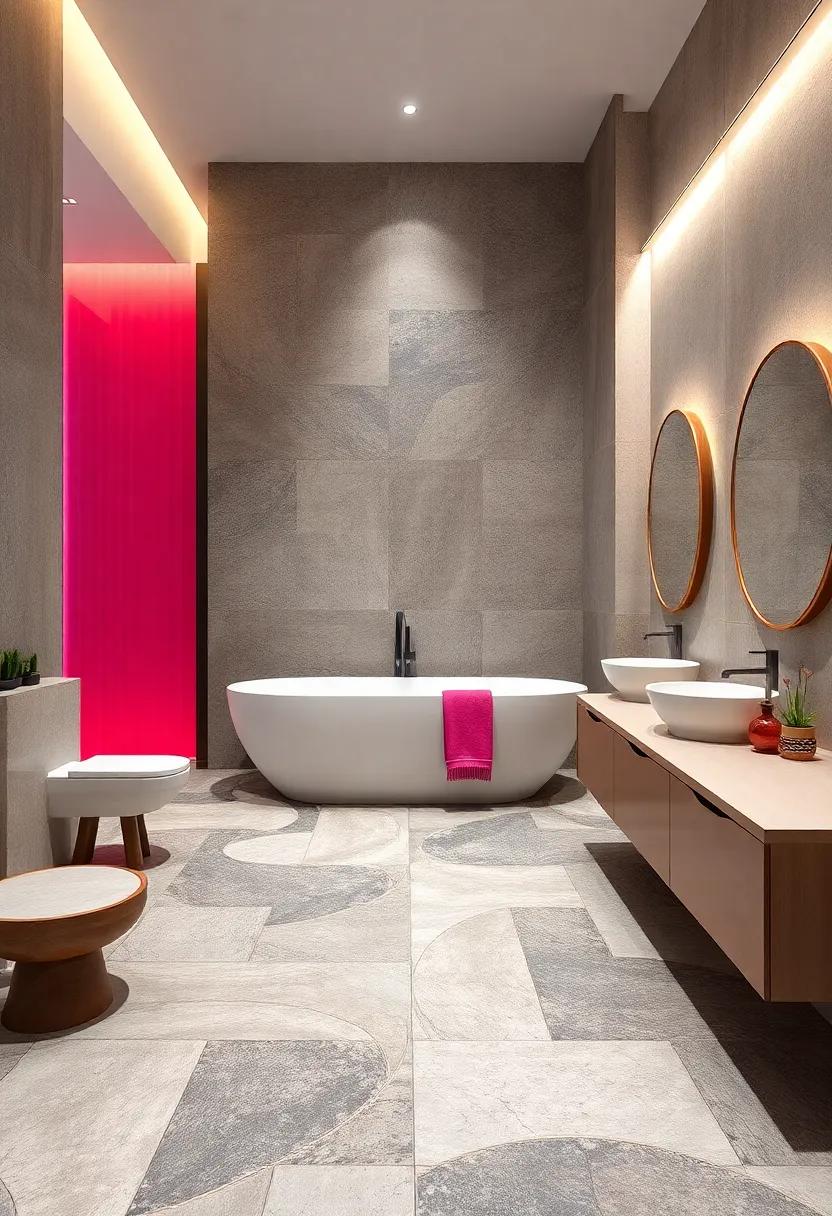 Futuristic Designs: Go for futuristic tile shapes⁢ and colors to add‍ a contemporary edge that sets ​your ​bathroom apart from the rest