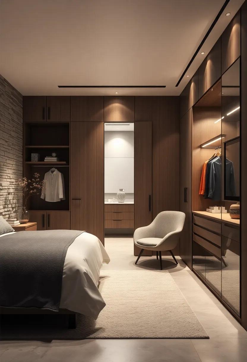 Cozy Reading Nook:⁣ Design a⁢ comfortable corner with a ⁣plush chair and soft ⁣lighting near the closet, making it a perfect spot​ for relaxation