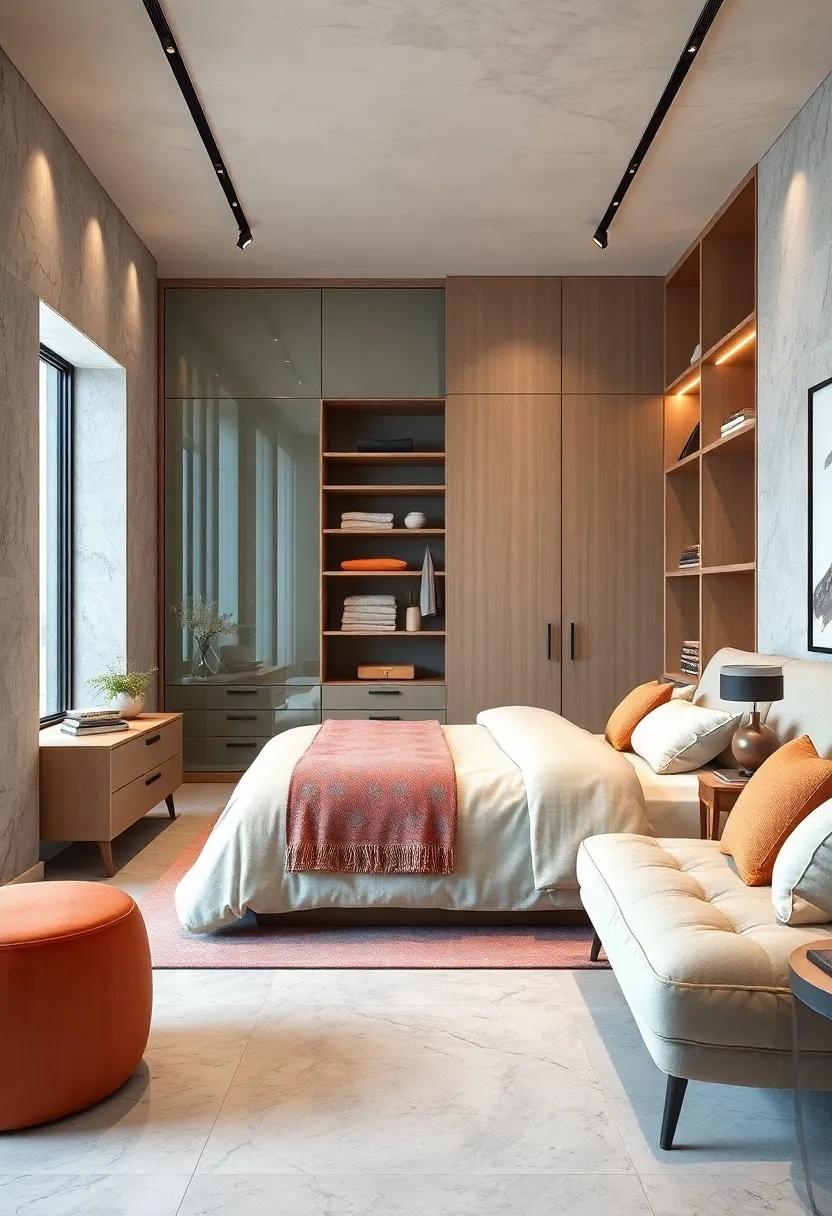 Embrace Minimalism: Opt for sleek,⁤ understated furniture that allows‍ the walk-in closet to⁤ shine as the⁤ main feature of your bedroom