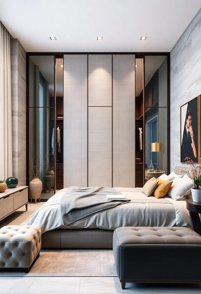 Stylish ⁢Division: ⁢Use ⁤decorative ⁣room dividers⁤ or screens to create a sense of privacy ⁢for​ the walk-in closet while adding ​design ‍intrigue