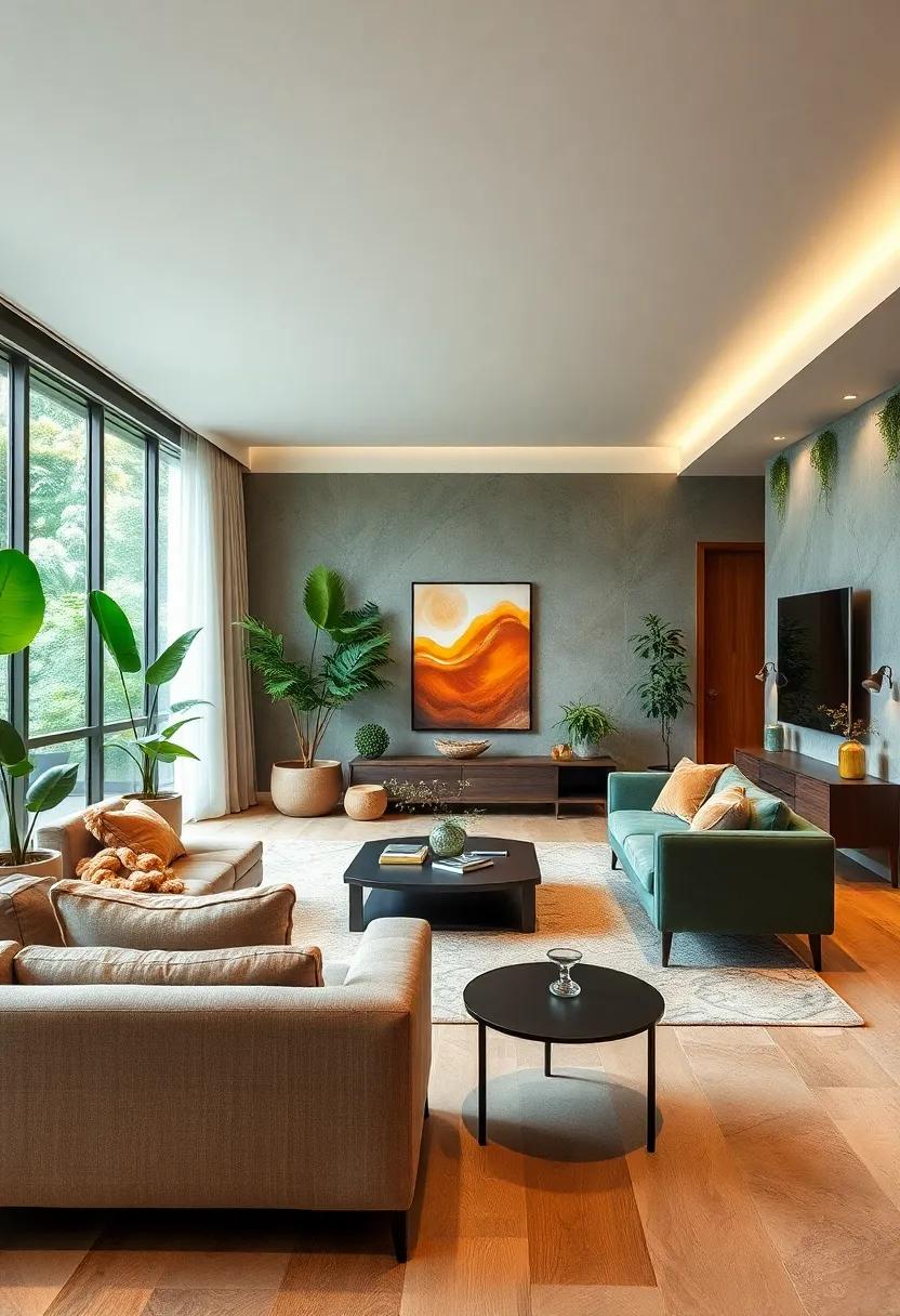 Build a Multi-functional Space: Design your living room to serve multiple purposes, such as a workspace or an exercise area, minimizing the need for extra rooms