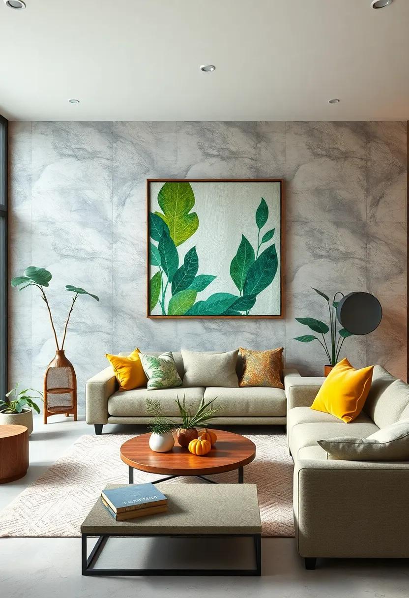Hang Eco-Friendly Artwork: Support local artists by choosing artwork made from recycled materials, showcasing creativity and environmental commitment
