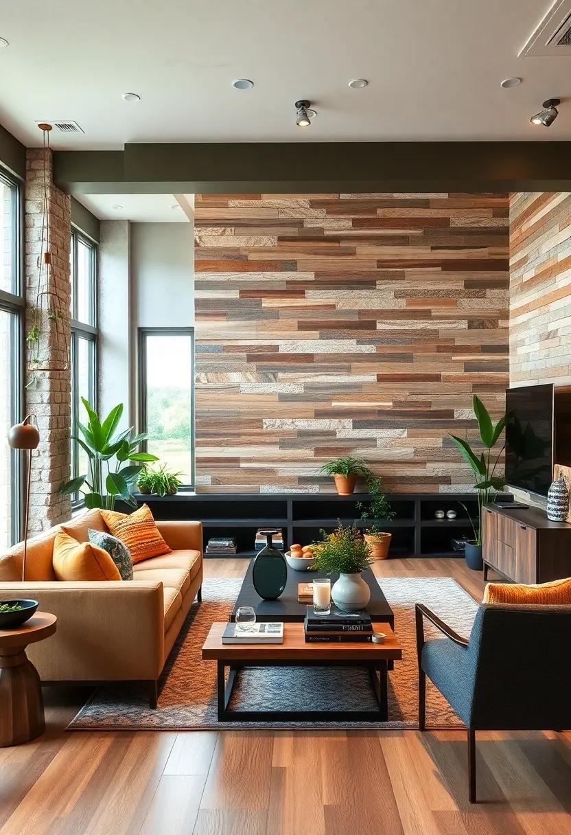 Select Reclaimed Wood: utilize reclaimed wood for furniture or accent walls to showcase rustic charm while promoting sustainability