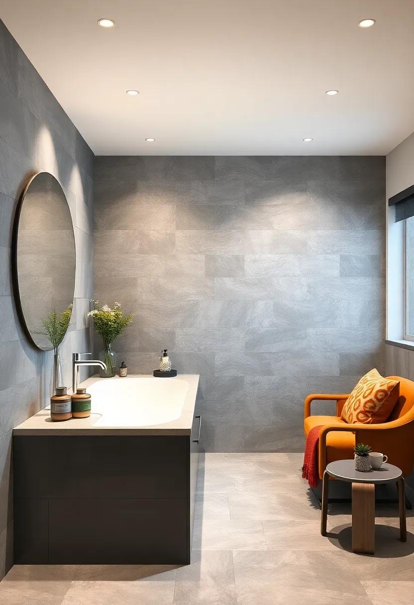 Design an ‍Inspirational Reading Nook with a Gray Wingback Chair ‍and Silver Side Table