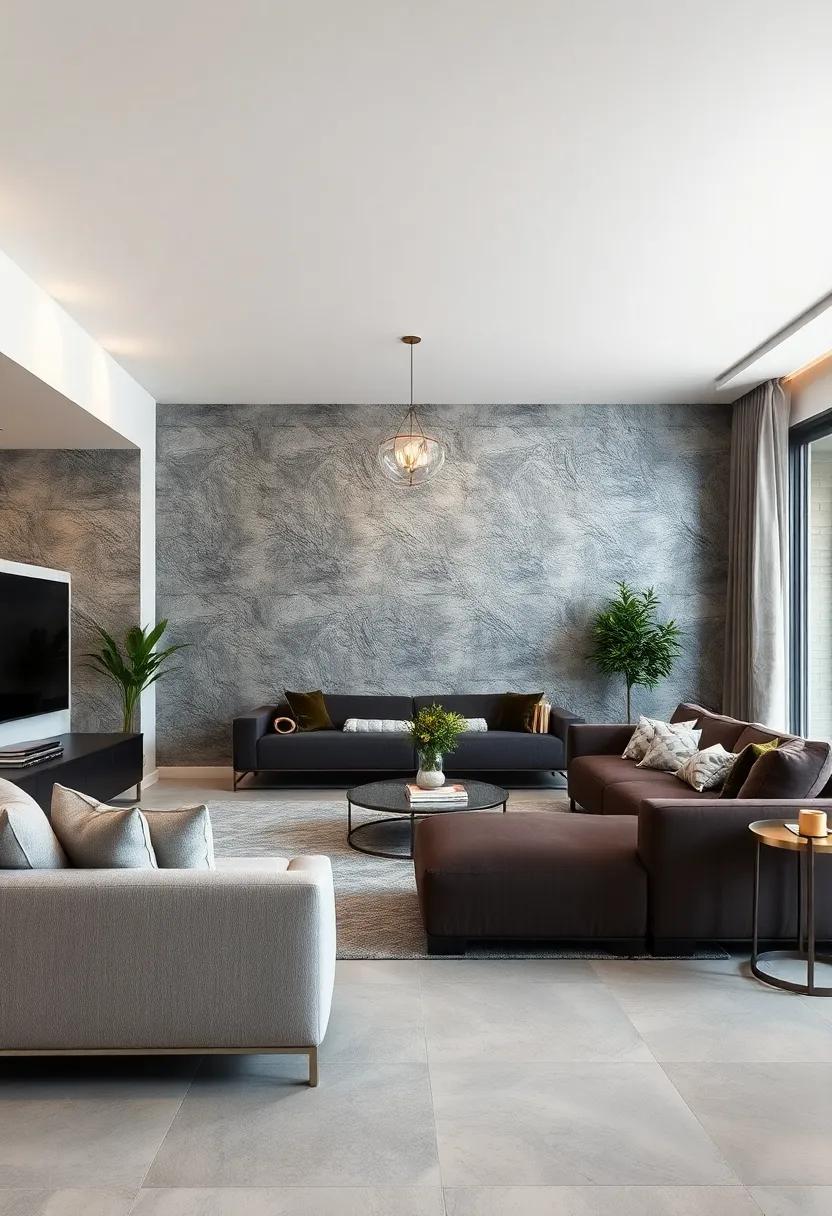 Use Metallic Gray Wallpaper to Add Depth and Reflection to ‌Any Space
