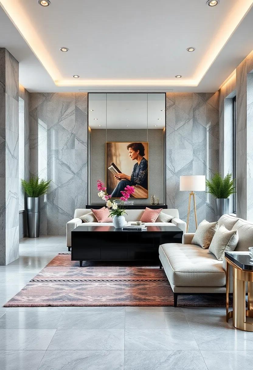Incorporate Silver Mirrors into Contemporary Spaces to Reflect Light⁤ and Create Illusions of Space