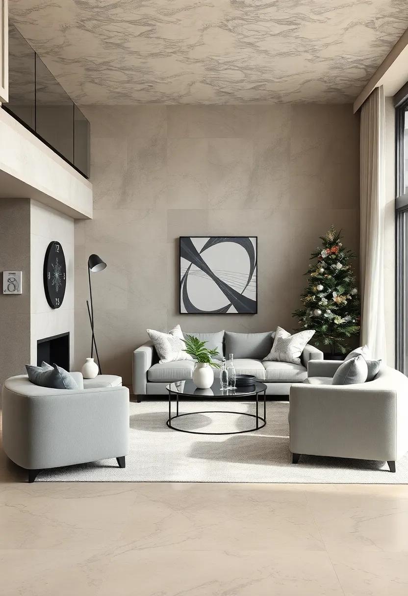 Utilize‌ Gray and Silver in Your Holiday Decor to Create a ⁢Sophisticated Seasonal Atmosphere